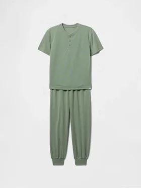 Çocuklar İçin Geri Dönüştürülmüş Pijama Jogger Takımı