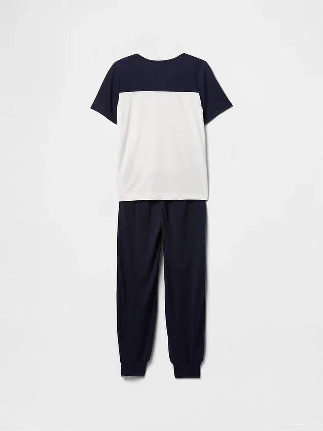 Çocuklar İçin Geri Dönüştürülmüş Pijama Jogger Takımı