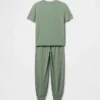 Çocuklar İçin Geri Dönüştürülmüş Pijama Jogger Takımı