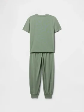 Çocuklar İçin Geri Dönüştürülmüş Pijama Jogger Takımı