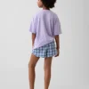 Çocuklar İçin Geri Dönüştürülmüş Pijama Şortlar Seti