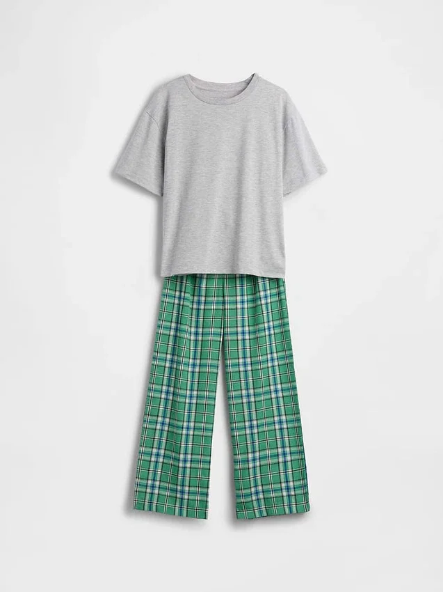 Çocuklar İçin Geri Dönüştürülmüş Pijama Seti