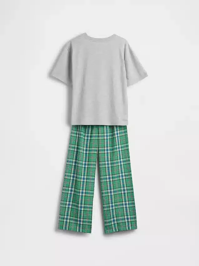 Çocuklar İçin Geri Dönüştürülmüş Pijama Seti