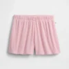 Çocuklar İçin Geri Dönüştürülmüş Pointelle Pijama Şortu
