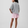 Çocuklar İçin Geri Dönüştürülmüş Pointelle Pijama Şortu