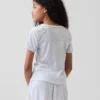 Çocuklar İçin Geri Dönüştürülmüş Pointelle Pijama Şortu