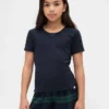 Çocuklar İçin Geri Dönüştürülmüş Pointelle Pijama Tişörtü