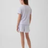 Çocuklar İçin Geri Dönüştürülmüş Pointelle Pijama Tişörtü