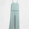 Çocuklar İçin Geri Dönüştürülmüş Pointelle Tank Pijama Seti