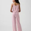 Çocuklar İçin Geri Dönüştürülmüş Pointelle Tank Pijama Seti