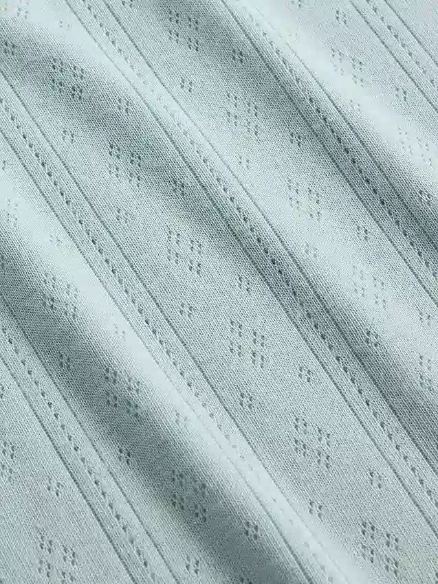 Çocuklar İçin Geri Dönüştürülmüş Pointelle Tank Pijama Seti