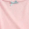 Çocuklar İçin Geri Dönüştürülmüş Pointelle Tank Pijama Seti