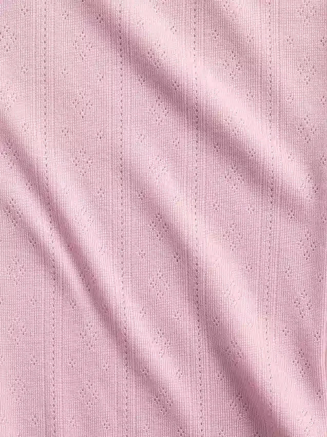 Çocuklar İçin Geri Dönüştürülmüş Pointelle Tank Pijama Seti