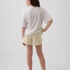 Çocuklar İçin Geri Dönüştürülmüş Poplin Pijama Şortları