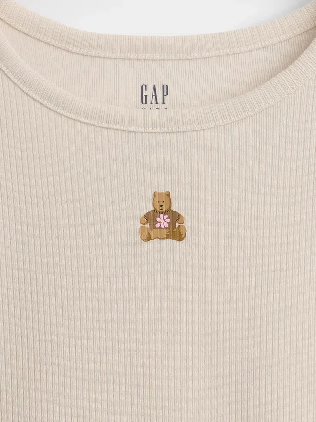 Çocuklar İçin Geri Dönüştürülmüş Ribana Brannan Bear Pijama Şortlar Seti