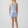 Çocuklar İçin Geri Dönüştürülmüş Ribana Pijama Şortu