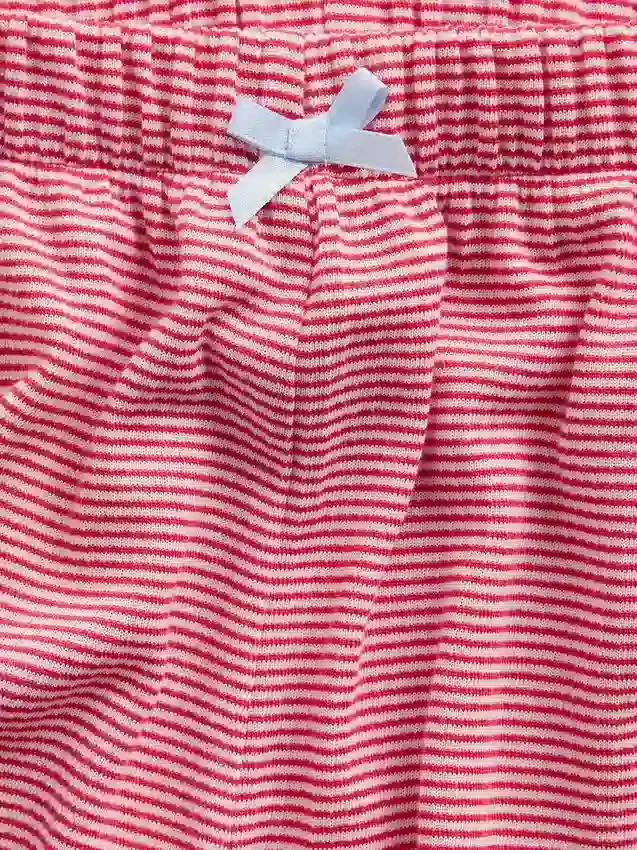 Çocuklar İçin Geri Dönüştürülmüş Ribana Pijama Şortu