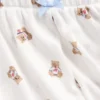 Çocuklar İçin Geri Dönüştürülmüş Ribana Pijama Şortu