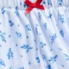 Çocuklar İçin Geri Dönüştürülmüş Ribana Pijama Şortu