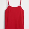 Çocuklar İçin Geri Dönüştürülmüş Ribana Pijama Tank Top
