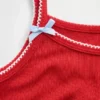 Çocuklar İçin Geri Dönüştürülmüş Ribana Pijama Tank Top
