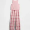 Çocuklar İçin Geri Dönüştürülmüş Tank Pijama Seti