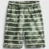 Çocuklar İçin Geri Dönüştürülmüş Tie-Dye Çizgili Pijama Şortu