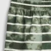 Çocuklar İçin Geri Dönüştürülmüş Tie-Dye Çizgili Pijama Şortu