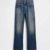 Çocuklar İçin Gevşek Bootcut Jean'ler