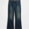 Çocuklar İçin Gevşek Bootcut Jean'ler