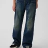 Çocuklar İçin Gevşek Bootcut Jean'ler