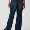 Çocuklar İçin Gevşek Bootcut Jean'ler