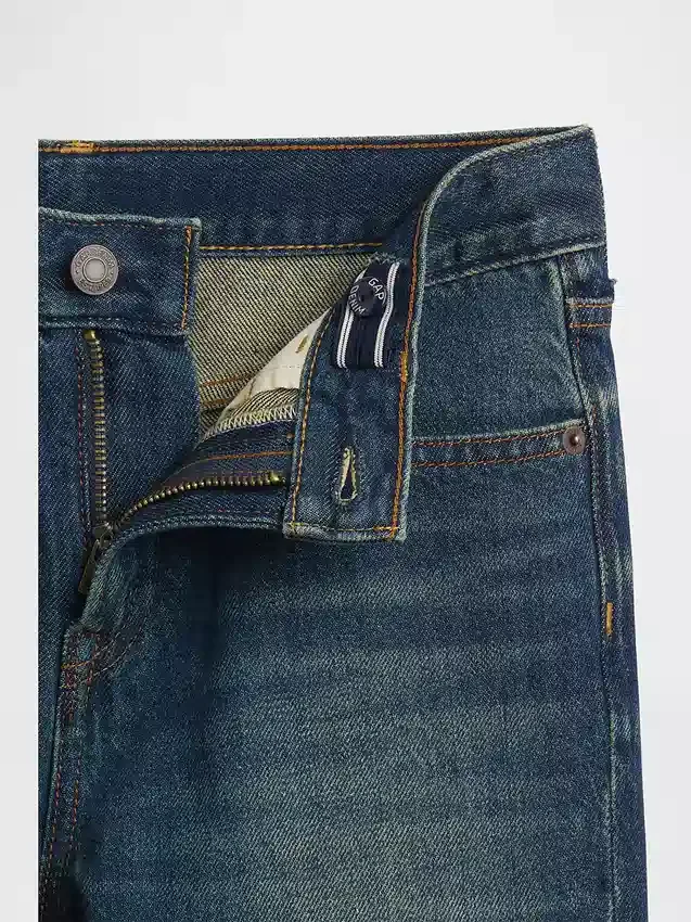 Çocuklar İçin Gevşek Bootcut Jean'ler