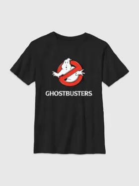 Çocuklar İçin Ghostbusters Logolu Grafik Tişört