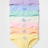 Çocuklar İçin Haftanın Günleri Bikini Külotları (7'li Paket)
