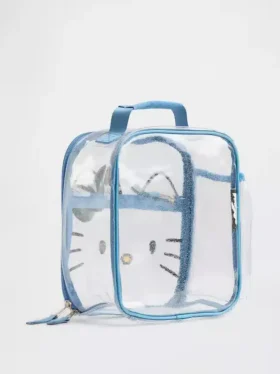 Çocuklar İçin Hello Kitty Şeffaf Öğle Yemeği Çantası