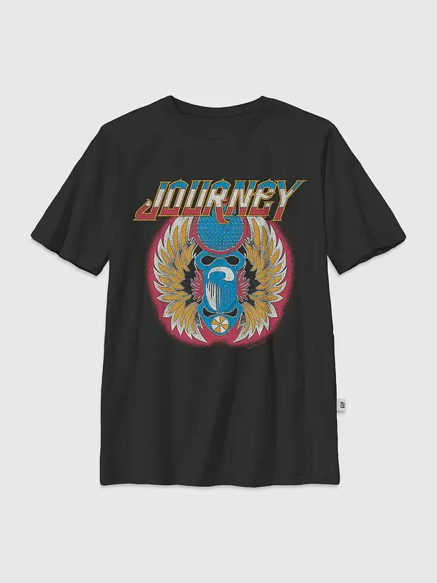 Çocuklar İçin Journey Scarab Freedom Disco Glow Grafik Tişört
