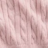 Çocuklar İçin Kablo Örgü Kazaklı Fermuarlı Kapüşonlu Sweatshirt