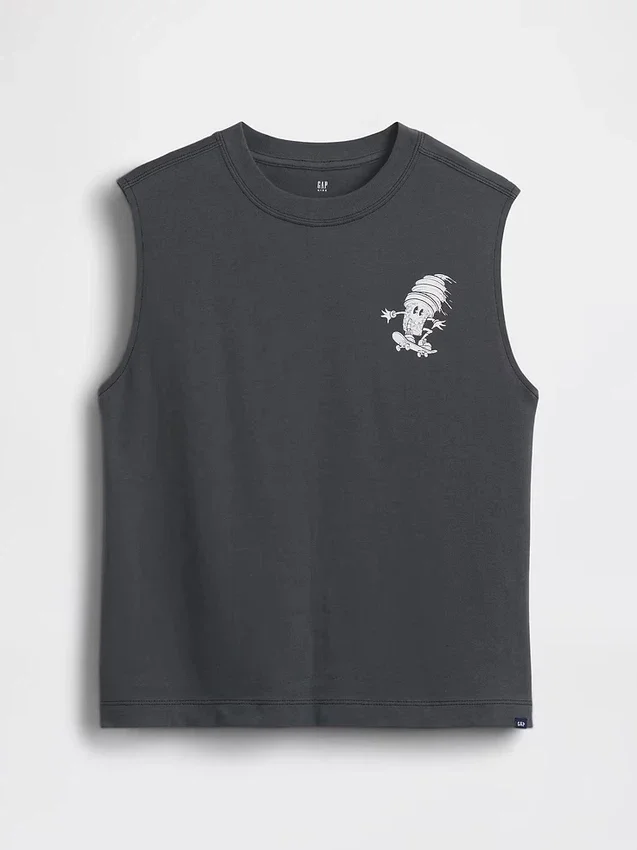 Çocuklar İçin Kalın Muscle Tank Top