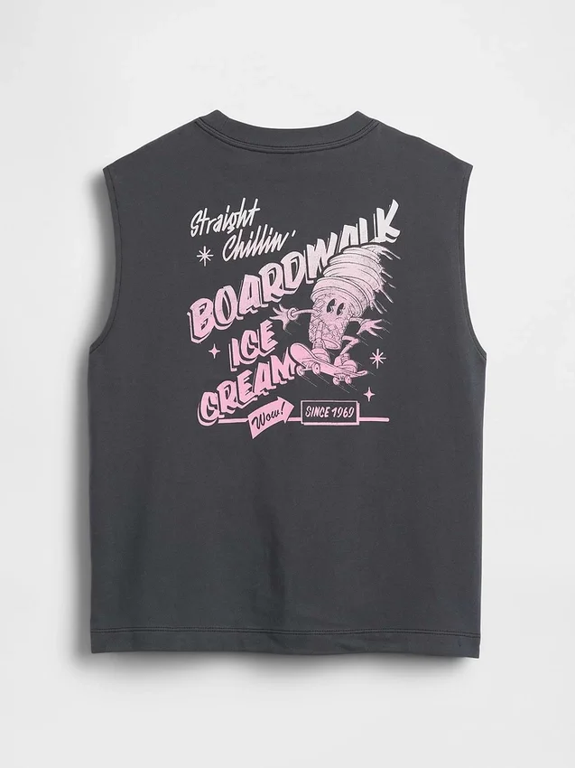 Çocuklar İçin Kalın Muscle Tank Top