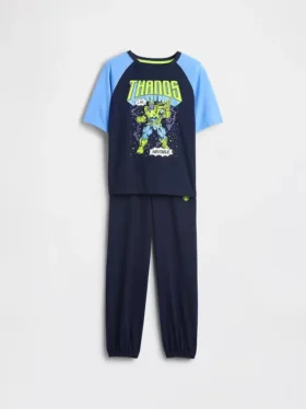 Çocuklar İçin Marvel Geri Dönüştürülmüş Pijama Jogger Takımı