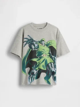 Çocuklar İçin Marvel Gevşek Kesim Grafik Tişört