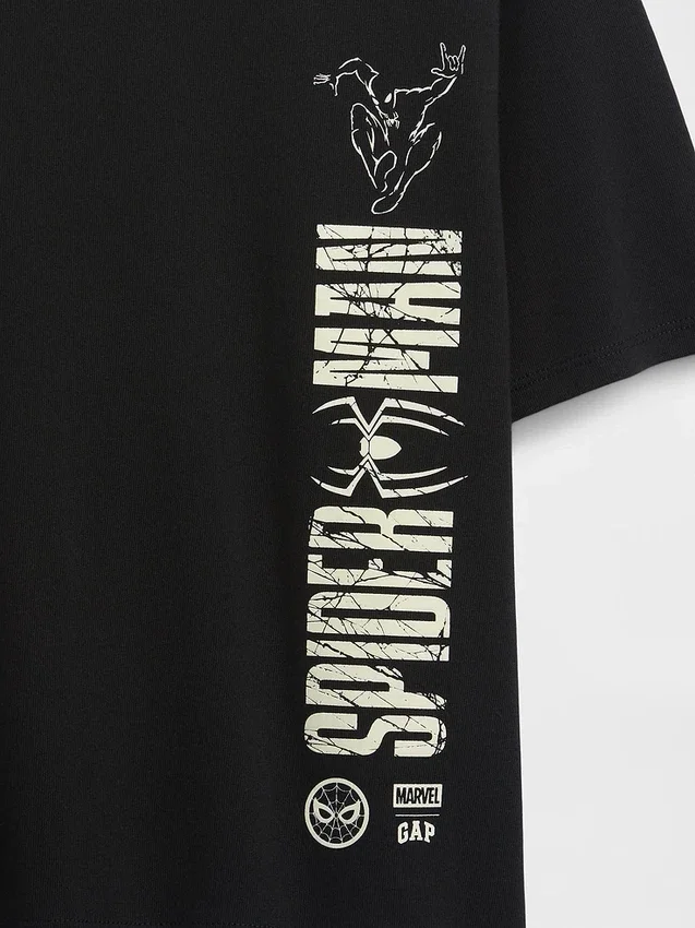 Çocuklar İçin Marvel Oversized Grafik Tişört