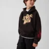 Çocuklar İçin Marvel Vintagesoft Örümcek Adam Bol Kesim Kapüşonlu Sweatshirt