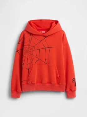 Çocuklar İçin Marvel Vintagesoft Örümcek Adam Bol Kesim Kapüşonlu Sweatshirt