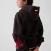 Çocuklar İçin Marvel Vintagesoft Örümcek Adam Bol Kesim Kapüşonlu Sweatshirt