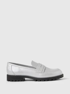 Çocuklar İçin Metalik Loaferlar