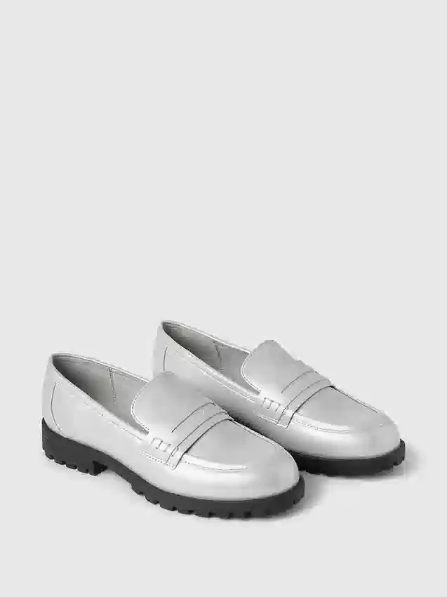 Çocuklar İçin Metalik Loaferlar
