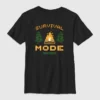 Çocuklar İçin Minecraft Hayatta Kalma Modu Grafik Tişört