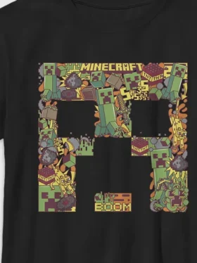 Çocuklar İçin Minecraft Tişörtü